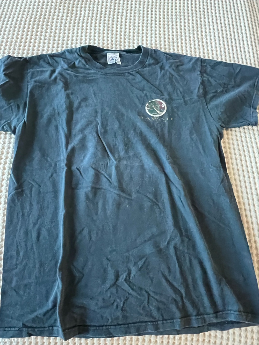 Delta Black Short Sleeve Graphic Crewneck Tee
